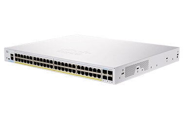 Cisco CBS350-48FP-4G-EU network switch Managed L2/L3 Gigabit Ethernet (10/100/1000) Silver hinta ja tiedot | Verkkokytkimet | hobbyhall.fi