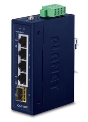 PLANET IGS-510TF network switch Unmanaged Gigabit Ethernet (10/100/1000) Blue hinta ja tiedot | Verkkokytkimet | hobbyhall.fi