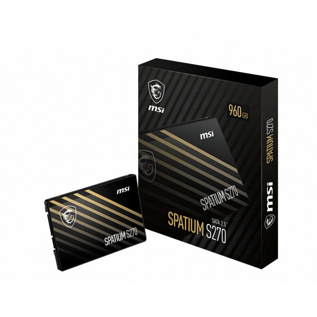 Kiintolevy MSI Spatium S270 240 GB 2.5'' SSD hinta ja tiedot | Kovalevyt | hobbyhall.fi