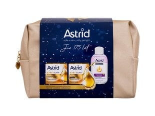 Astrid Beauty Elixir -kosmetiikkasetti: päivävoide 50 ml + yövoide 50 ml + meikinpoistoaine 125 ml + kosmetiikkalaukku hinta ja tiedot | Astrid Hajuvedet ja kosmetiikka | hobbyhall.fi