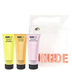 Kosmetiikkasetti Nudestix 3-Step Citrus Skin Renewal: puhdistusgeeli, 20 ml + kuorinta, 20 ml + voide, 20 ml hinta ja tiedot | Vartalovoiteet ja -emulsiot | hobbyhall.fi