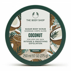 The Body Shopin kookosvartalokuorinta, 250 ml hinta ja tiedot | Vartalokuorinnat | hobbyhall.fi