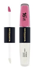 Huulipuna Dermacol 16H Lip Color 2in1 16, 8 ml hinta ja tiedot | Huulipunat, huulikiillot ja huulirasvat | hobbyhall.fi