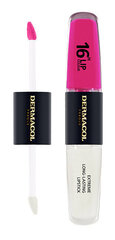 Huulipuna Dermacol 16H Lip Color 2in1 16, 8 ml hinta ja tiedot | Huulipunat, huulikiillot ja huulirasvat | hobbyhall.fi