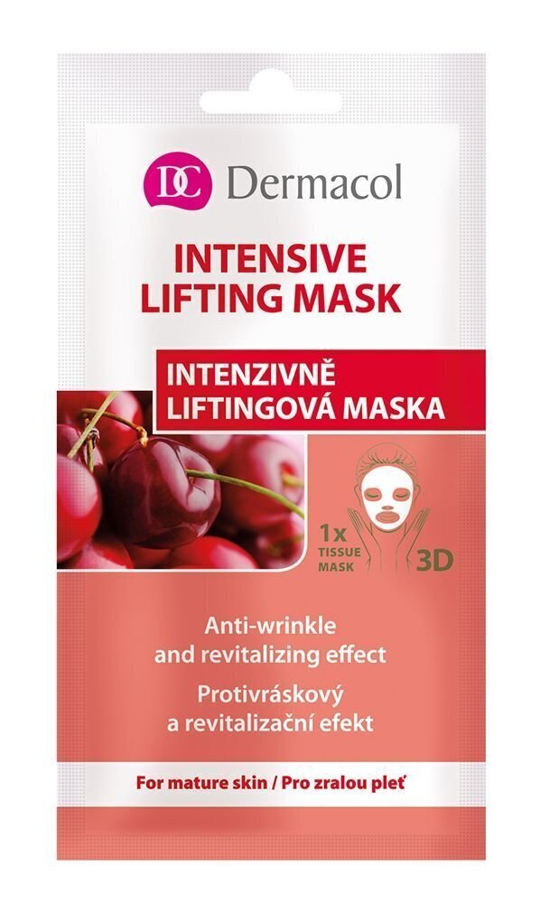 Dermacol Intensive Lifting Mask kasvonaamio 15 ml hinta ja tiedot | Kasvonaamiot ja silmänalusaamiot | hobbyhall.fi