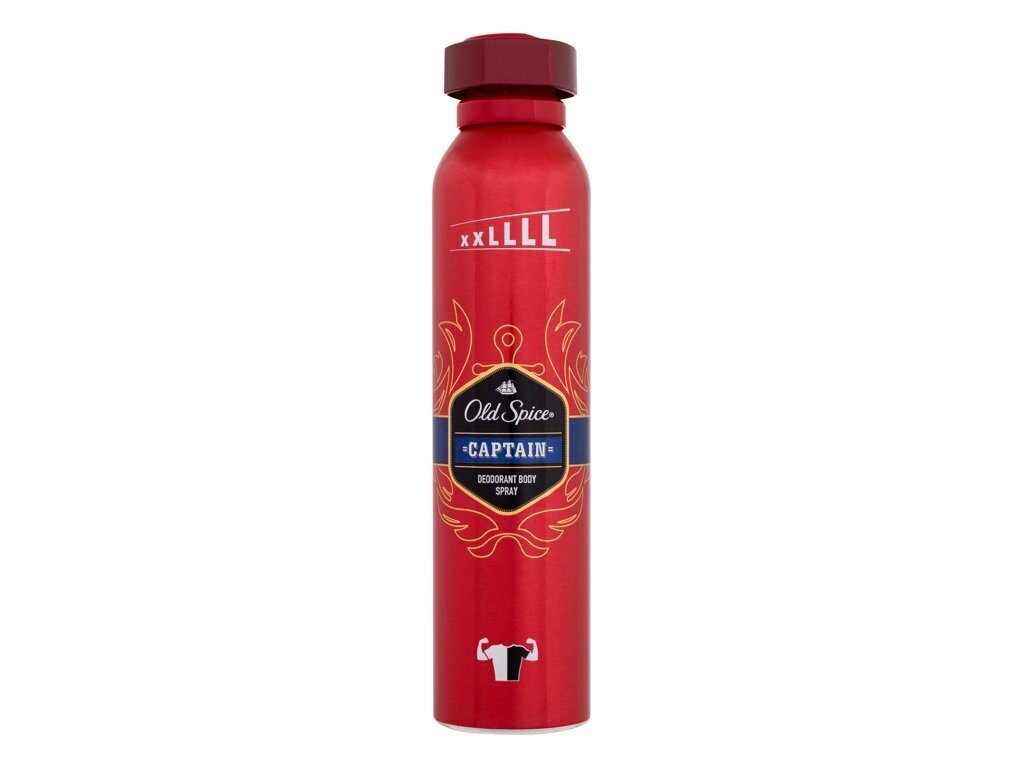 Suihkedeodorantti Old Spice Captain miehille, 250 ml hinta ja tiedot | Deodorantit | hobbyhall.fi