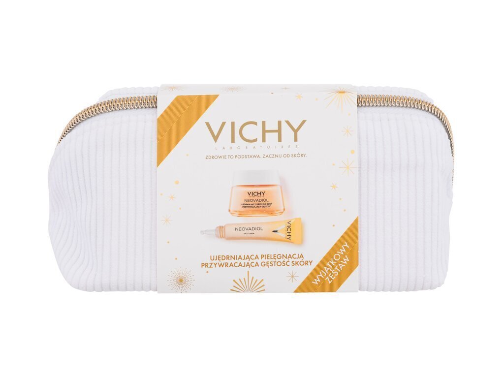 Vichy Neovadiol for women: kiinteyttävä päivävoide, 50 ml + peitevoide, 15 ml + kosmetiikkalaukku hinta ja tiedot | Kasvovoiteet | hobbyhall.fi