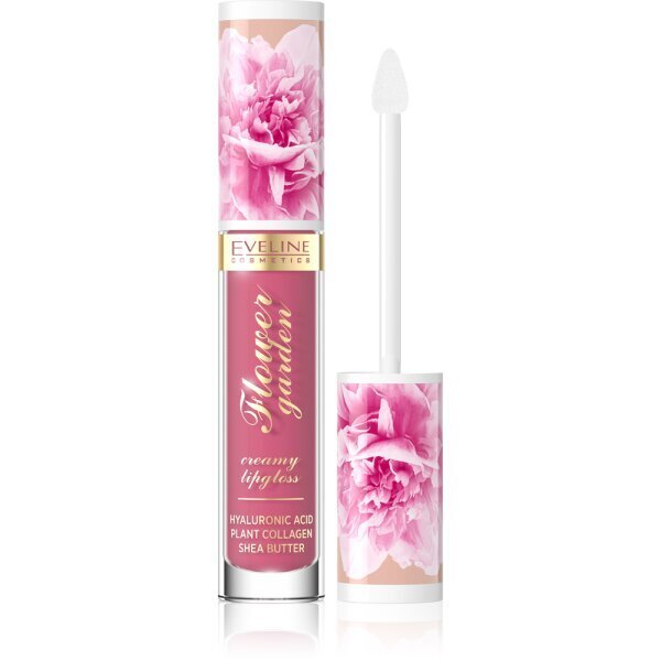 Huulikiilto Eveline Cosmetics Flower Garden Creamy 4,5ml, magnolia charm 03 hinta ja tiedot | Huulipunat, huulikiillot ja huulirasvat | hobbyhall.fi