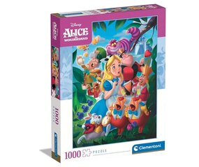 Clementoni palapeli 1000 palaa Disney Alice 39673 hinta ja tiedot | Palapelit | hobbyhall.fi