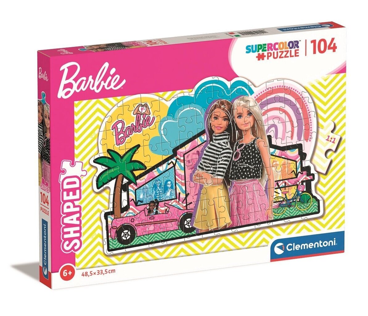 Clementoni palapeli 104 palaa, Barbie 27163 hinta ja tiedot | Palapelit | hobbyhall.fi