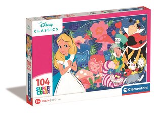 Clementoni palapeli 104 palaa, Supercolor Disney Classic 25748 hinta ja tiedot | Palapelit | hobbyhall.fi