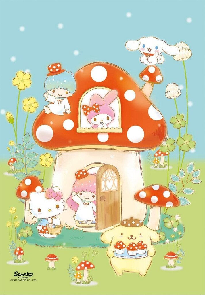 Clementoni palapeli 3x48 SuperColor Hello Kitty 25246 hinta ja tiedot | Palapelit | hobbyhall.fi