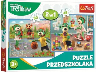 Trefl palapeli 30+48 Treflik Family 90987 hinta ja tiedot | Palapelit | hobbyhall.fi