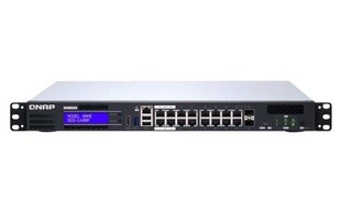 Qnap QGD-1600P-8G|Type L2|Rack|2x10GBASE-T/SFP+ Combo|14x1GbE|1|2|1|PoE ports 16|360 Watts|QGD-1600P-8G hinta ja tiedot | Verkkokytkimet | hobbyhall.fi