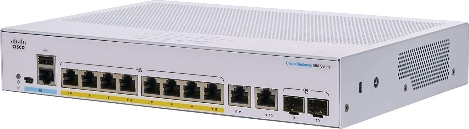 Cisco CBS350-8P-E-2G-EU hinta ja tiedot | Verkkokytkimet | hobbyhall.fi