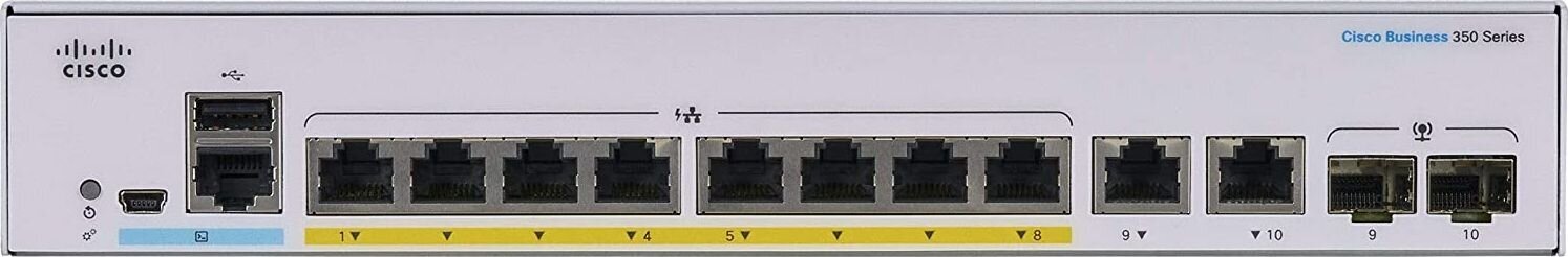 Cisco CBS350-8P-E-2G-EU hinta ja tiedot | Verkkokytkimet | hobbyhall.fi