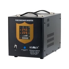 Kemot ups prosinus-3500/48 puhdas siniaalto invertteri 48v 230v 3500va/2400w lataustoiminnolla varustettuna hinta ja tiedot | UPS-laitteet | hobbyhall.fi