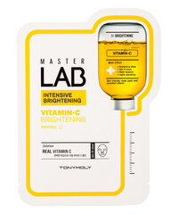 Naamio C-vitamiinilla Tonymoly Master Lab Intensive Brightening 19 g hinta ja tiedot | Kasvonaamiot ja silmänalusaamiot | hobbyhall.fi