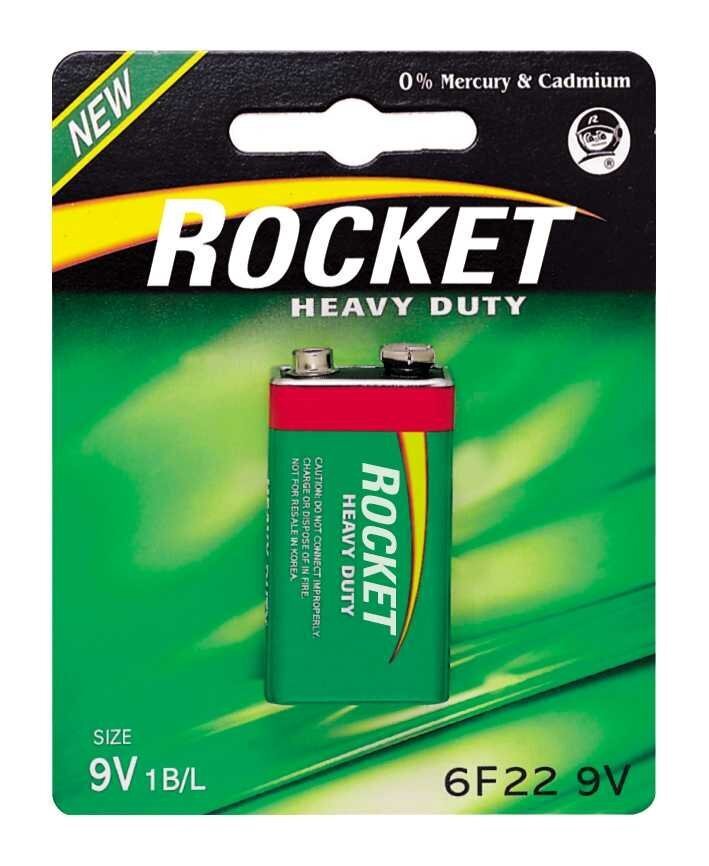 Rocket Heavy Duty 9V -akku hinta ja tiedot | Paristot | hobbyhall.fi