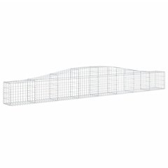 vidaXL Kaarevat kivikorit 10 kpl 400x30x40/60 cm galvanoitu rauta hinta ja tiedot | Aidat ja tarvikkeet | hobbyhall.fi