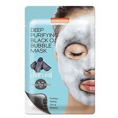 Syväpuhdistava kuplakasvonaamio Purederm Black, O2 Bubble Charcoal, 20 g hinta ja tiedot | Kasvonaamiot ja silmänalusaamiot | hobbyhall.fi