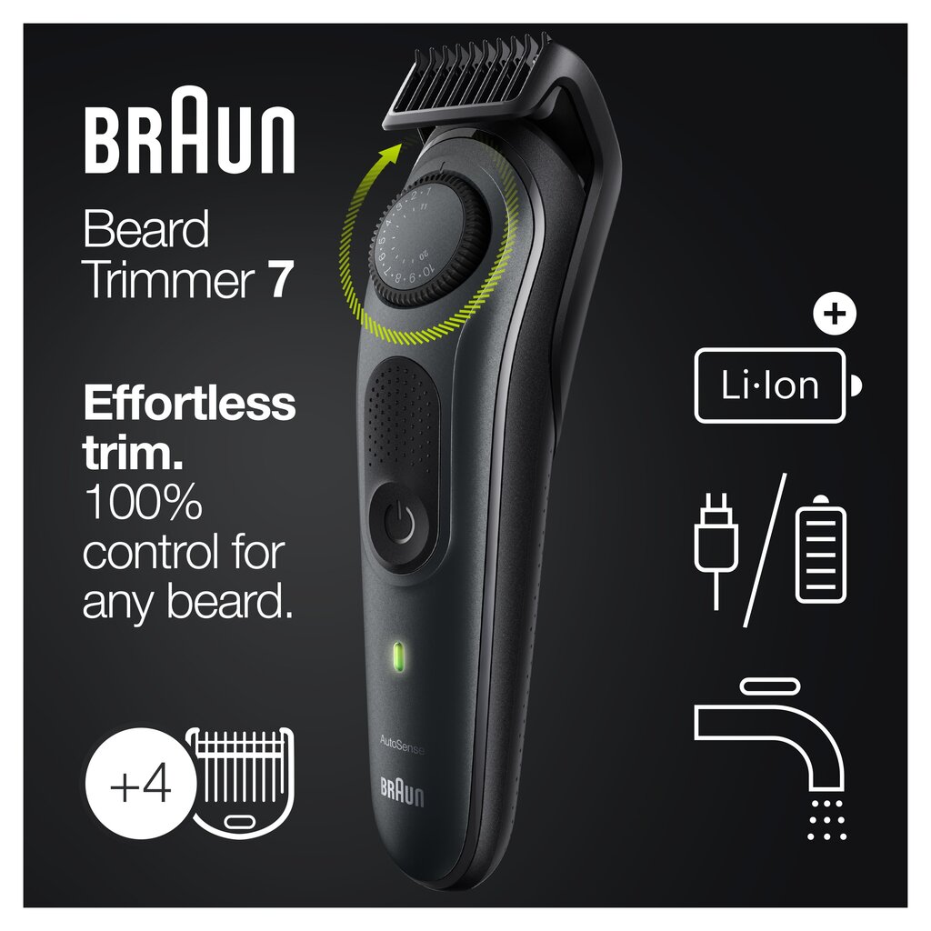 Braun BT7340 hinta ja tiedot | Hiustenleikkuukoneet ja trimmerit | hobbyhall.fi