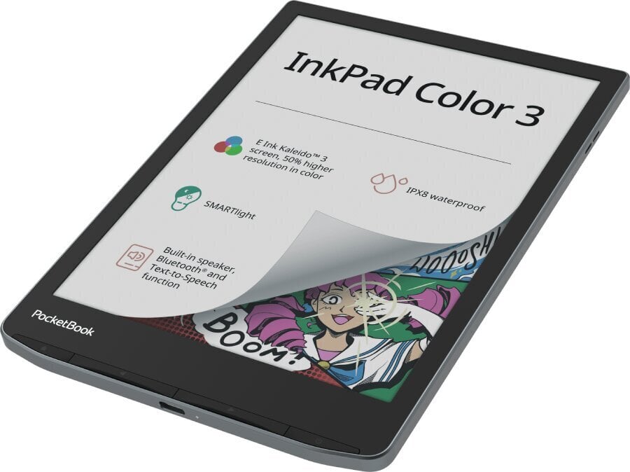PocketBook InkPad Color 3 PB743K3-1-WW hinta ja tiedot | E-kirjojen lukulaitteet | hobbyhall.fi