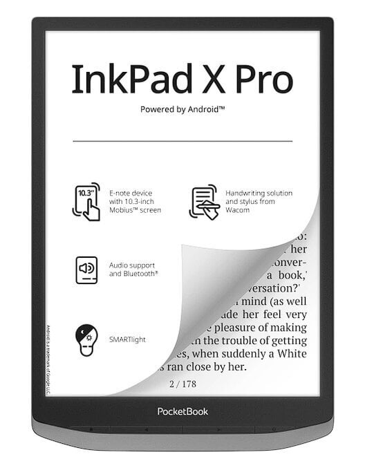 PocketBook InkPad X Pro PB1040D-M-WW hinta ja tiedot | E-kirjojen lukulaitteet | hobbyhall.fi