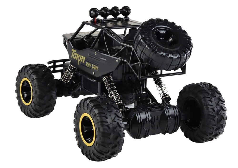 Monster Truck 4x4 kauko-ohjattava maasturi, musta hinta ja tiedot | Poikien lelut | hobbyhall.fi