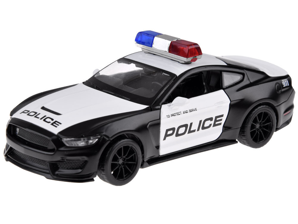 Ford Shelby GT350 -poliisiauto ääni- ja valoefekteillä hinta ja tiedot | Poikien lelut | hobbyhall.fi