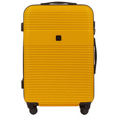 Keskikokoinen matkalaukku Wings M, keltainen hinta ja tiedot | Matkalaukut ja -kassit | hobbyhall.fi