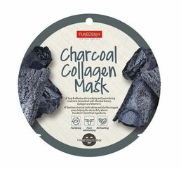 Naamio Purederm Charcoal Collagen, 18 g hinta ja tiedot | Kasvonaamiot ja silmänalusaamiot | hobbyhall.fi