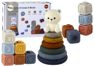 Pyramid Bear -pehmopalikkasetti hinta ja tiedot | Vauvan lelut | hobbyhall.fi
