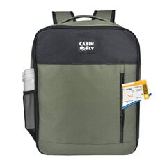 CabinFly Pacemaker Wizzair reppu, 40x30x20 cm, 24 l, vihreä, käsimatkatavarat hinta ja tiedot | Reput ja rinkat | hobbyhall.fi