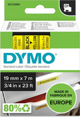 Dymo D1-19 45808 hinta ja tiedot | Tulostustarvikkeet | hobbyhall.fi