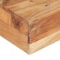 vidaXL Sohvapöytä 80x80x28 cm täysi akaasiapuu hinta ja tiedot | Sohvapöydät | hobbyhall.fi