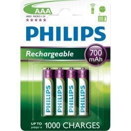 Philips AAA-paristot, 4 kpl. hinta ja tiedot | Paristot | hobbyhall.fi