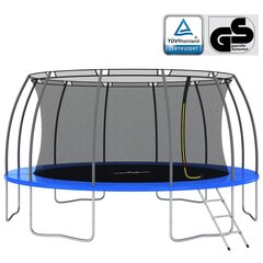 vidaXL Trampoliinisarja pyöreä 488x90 cm 150 kg hinta ja tiedot | Trampoliinit | hobbyhall.fi