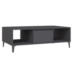 vidaXL Sohvapöytä harmaa 103,5x60x35 cm lastulevy hinta ja tiedot | Sohvapöydät | hobbyhall.fi