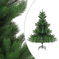 vidaXL Kaukasianpihta tekojoulukuusi LED-valot ja pallot vihreä 210 cm hinta ja tiedot | Joulukuuset ja kranssit | hobbyhall.fi