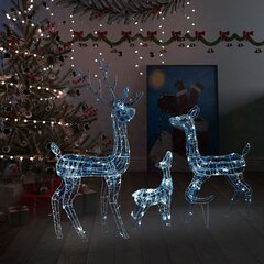 vidaXL Poroperhe joulukoriste akryyli 300 LED-valoa kylmän valkoinen hinta ja tiedot | Joulukoristeet | hobbyhall.fi