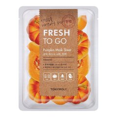 TonyMoly Fresh To Go Pumpkin Firming Mask, 1 kpl hinta ja tiedot | Kasvonaamiot ja silmänalusaamiot | hobbyhall.fi