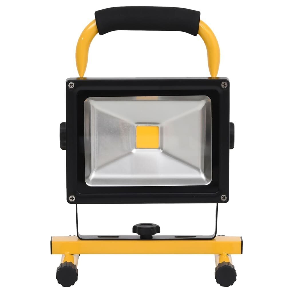vidaXL Ladattava LED-spottivalo kahvalla 30 W lämmin valkoinen hinta ja tiedot | Taskulamput ja valonheittimet | hobbyhall.fi