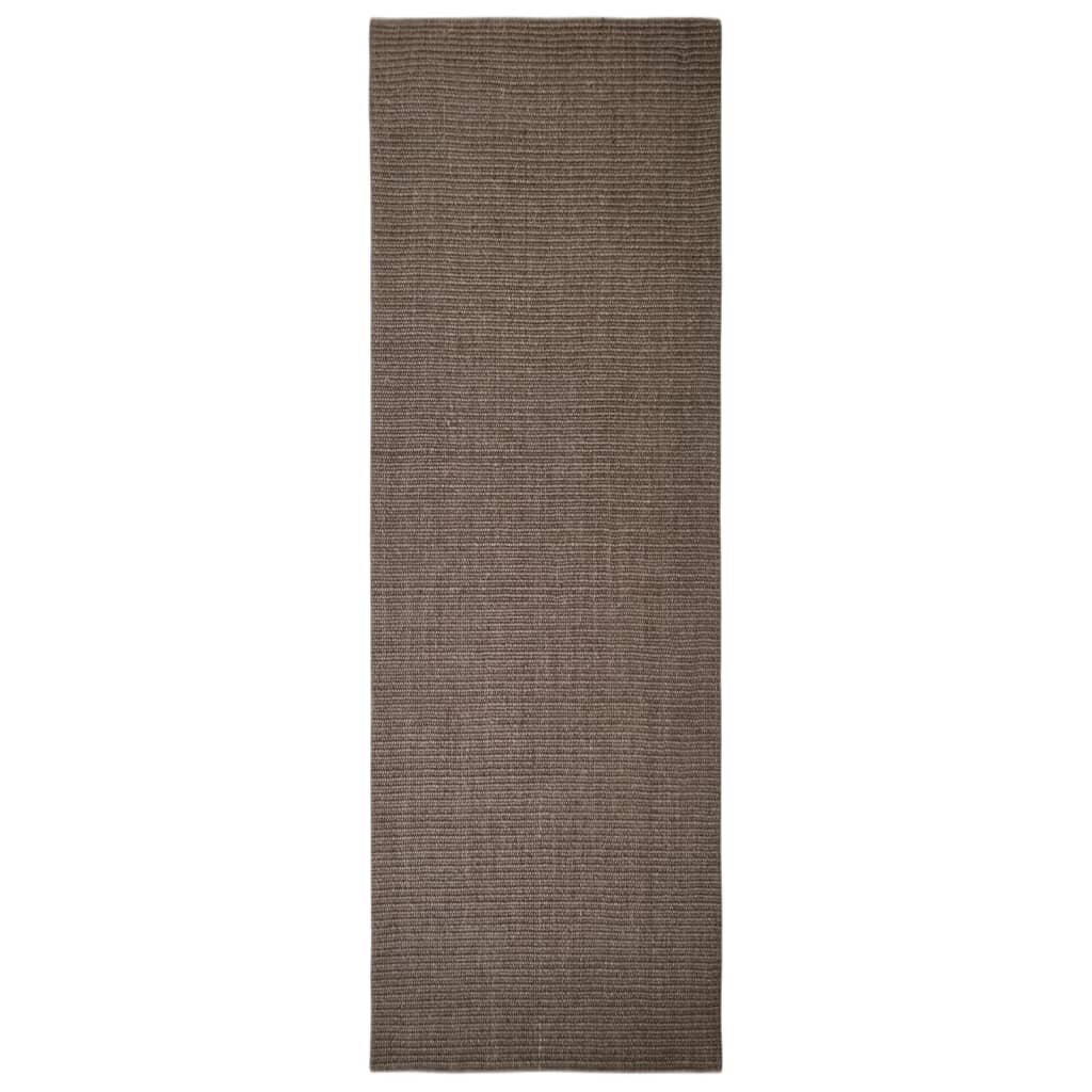 vidaXL Matto luonnollinen sisal 66x200 cm ruskea hinta ja tiedot | Isot matot | hobbyhall.fi