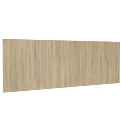 vidaXL Seinäkiinnitettävä sängynpääty tammi 240x1,5x80 cm tekninen puu hinta ja tiedot | Sängyt | hobbyhall.fi