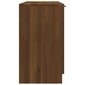 vidaXL Kylpyhuoneen kaappi ruskea tammi 64,5x33,5x59 cm tekninen puu hinta ja tiedot | Kylpyhuonekaapit | hobbyhall.fi