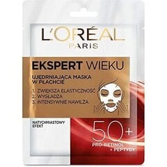 L'Oréal Paris Age Specialist 45+ kiinteyttävä kangasmaski hinta ja tiedot | Kasvonaamiot ja silmänalusaamiot | hobbyhall.fi