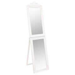 vidaXL Vapaasti seisova peili valkoinen 50x200 cm hinta ja tiedot | Peilit | hobbyhall.fi