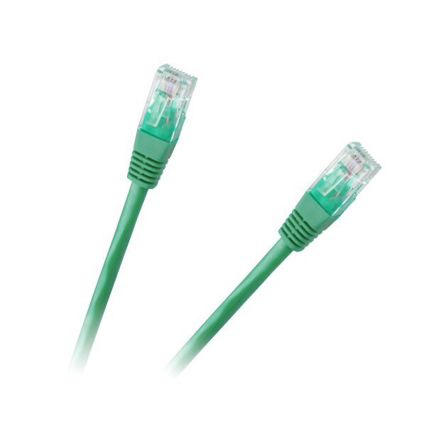 patchcord utp 8c pistorasia kaapeli 1,0 m cca vihreä cat.6e hinta ja tiedot | Kaapelit ja adapterit | hobbyhall.fi