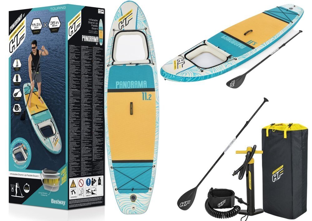 Ilmatäytteinen melontalauta, Bestway Sup Hydro- Force, 340x89x15 hinta ja tiedot | SUP-laudat | hobbyhall.fi